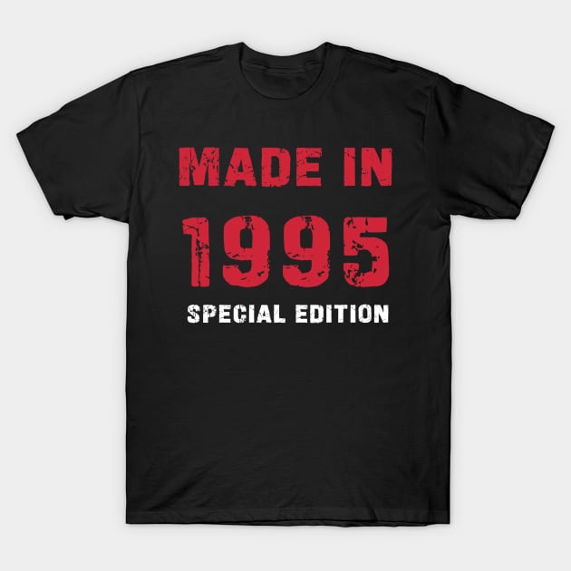 Made In 1995 - 28 Years of Happiness T-Shirt by PreeTee 